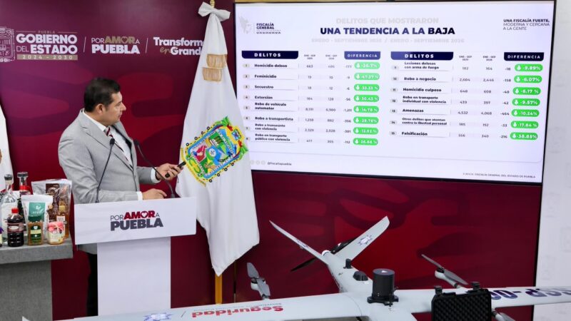 Coordinación entre federación y estado reduce delitos para proteger vidas