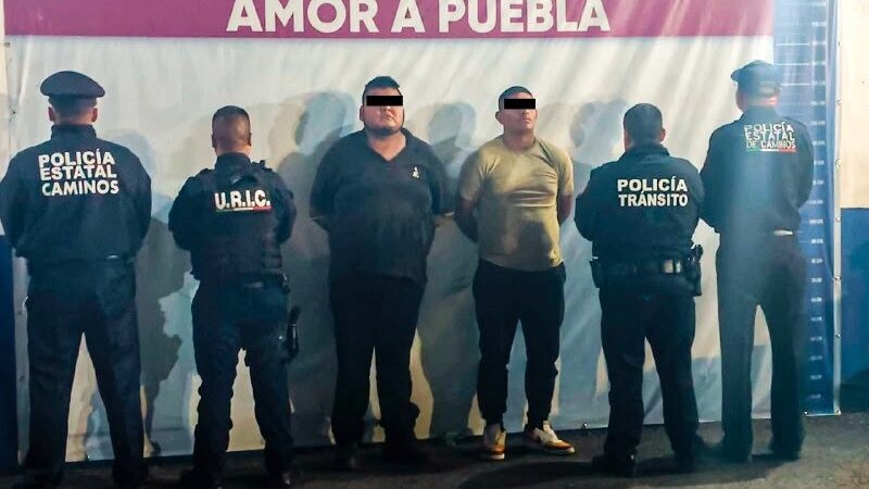 En Coronango, fuerzas de seguridad recuperan tractocamión robado