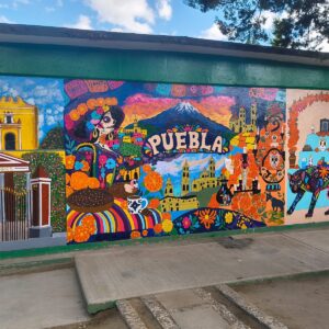 Miles de jóvenes de todo el país crean “el mural temático más grande del mundo”, inspirado en el día de muertos: IMJUVE
