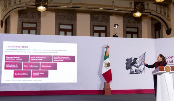 Presidenta presenta decreto para garantizar que plataformas digitales sean espacios seguros para niñas, niños y adolescentes